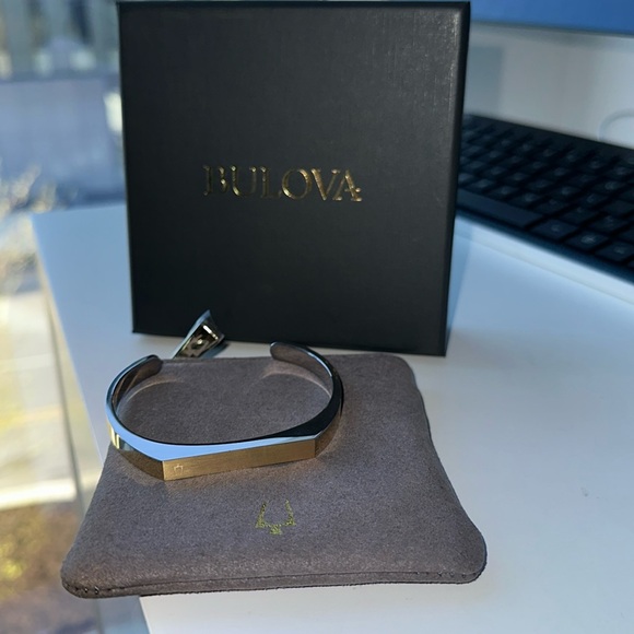 Bulova Other - Bulova Gold plated /stainless steel cuff bracelet
